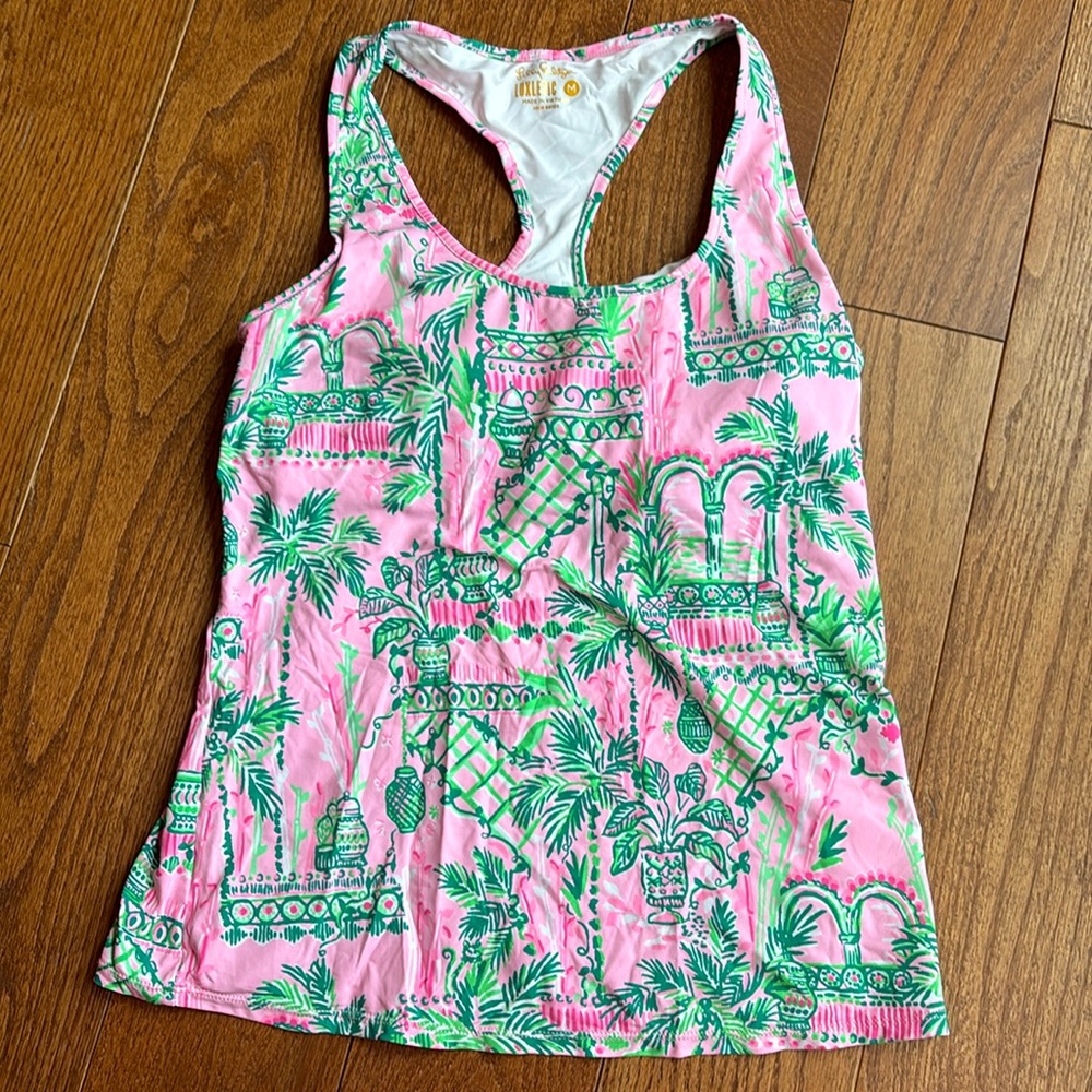 Lilly Pulitzer shelf bra top size M